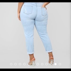 Cute High Waist Light Wash Fashion Nova Jeans